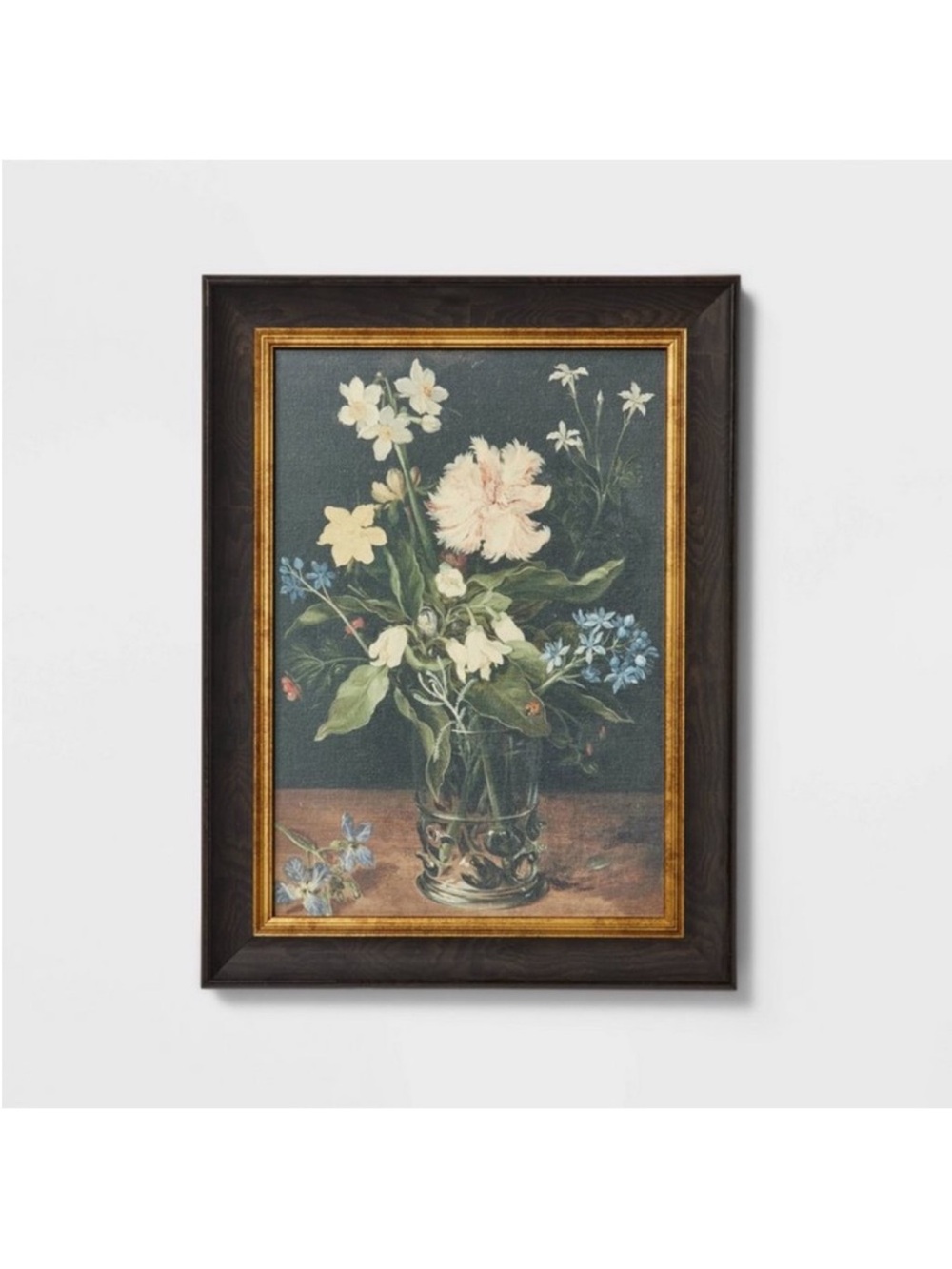 NWT 12" x 16" Floral Cotton Canvas Framed Wall Art - Studio McGee Threshold